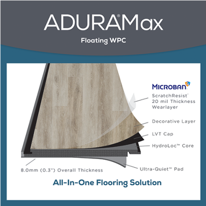 Mannington ADURA APEX Domain Slate Vinyl Plank Flooring