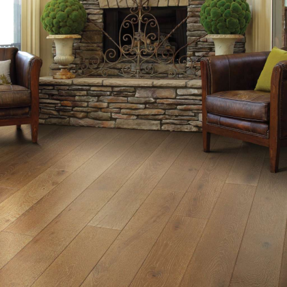 Shaw Floors Castlewood Oak Trestle Prefinished Engineered Hardwood