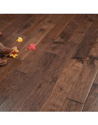 5" x 3/4" Hickory Hand Scraped Prefinished Solid Old West