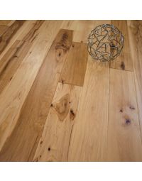 5" x 3/4" Hickory Hand Scraped Prefinished Solid Natural