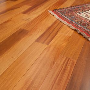 4 3/4" x 9/16" Brazilian Teak Prefinished Clear Grade Engineered Hardwood Flooring