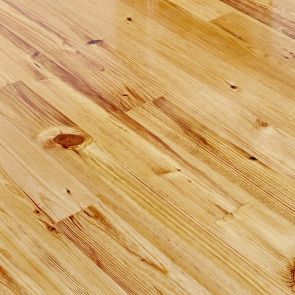 5" x 3/4" Caribbean Heart Pine Character Grade Unfinished Solid