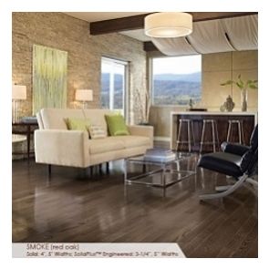 Somerset Color Collection Plank 4" Solid Smoke