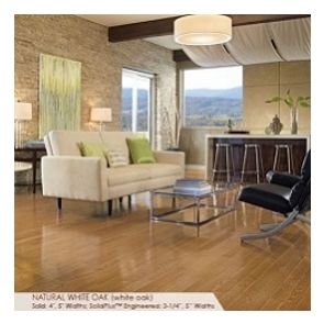 Somerset Color Collection Plank 4" Solid White Oak Natural