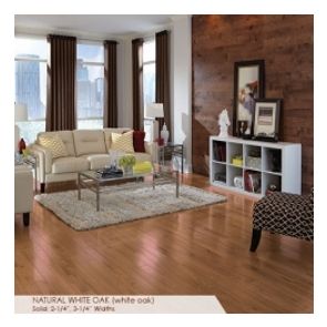 Somerset Color Collection Strip 2 1/4" Solid White Oak Natural