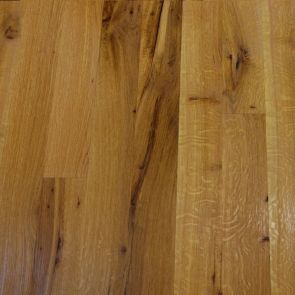 8" x 5/8" White Oak #1 Common/Character Rift &amp; Quartered Prefinished Engineered