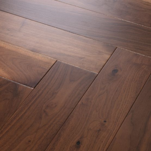 Anderson Tuftex Revival Walnut Herringbone Rye Prefinished Engineered Wood Floor