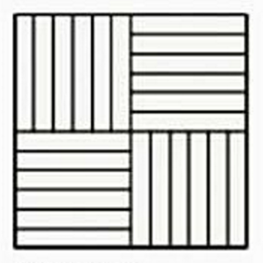 6 Slat Bondwood Parquet Flooring