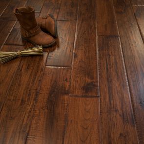 Mixed Width 3 1/4&quot;|4&quot;|6&quot; x 3/4&quot; Hickory Hand Scraped Prefinished Solid Canyon Crest