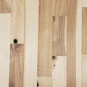 2 1/4" x 3/4" Hickory #3 Common Unfinished Solid