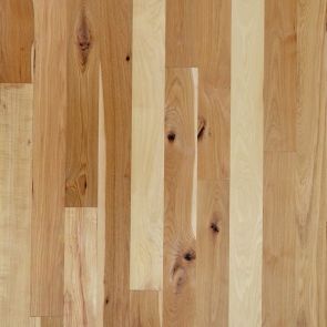 2 1/4" x 3/4" Hickory Character 2' to 10' Unfinished Solid