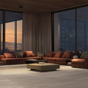 5" x 9/16" Brazilian Oak Prefinished Light Grey Engineered