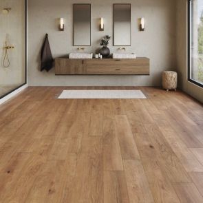 Mannington Restoration Collection Wide Plank Harmony Shiitake 8"