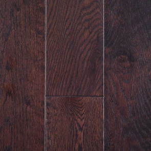 Mullican Wexford Wire Brushed 5" White Oak Espresso