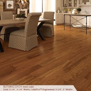 Somerset TruOak Builder Collection Natural Red Oak 3 1/4" x 3/4" Solid Strip 2-Sided Bevel