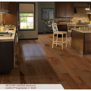 Somerset Wide Plank Collection 6" Hickory Saddle