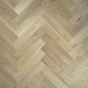 White Oak Herringbone Flooring