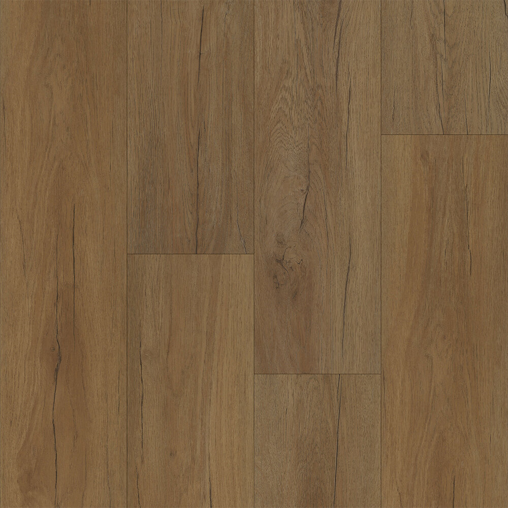 Happy Feet Mustang Sawtooth Luxury Vinyl Flooring / Luxury