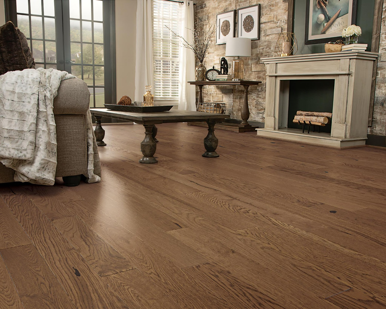 Mohawk TecWood Camden Isle Aged Bourbon Engineered Hardwood
